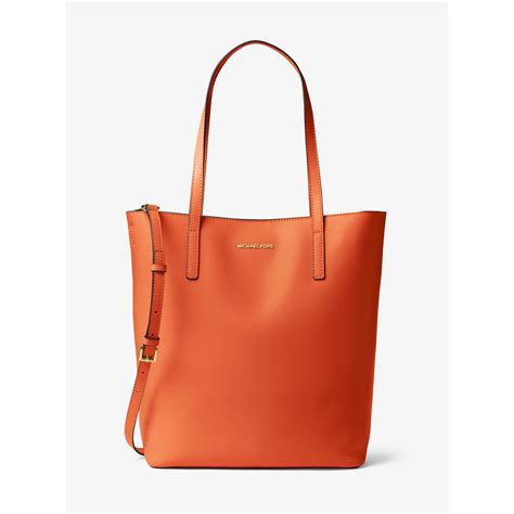 michael kors emry large tote|Emry Large Leather Tote Bag .